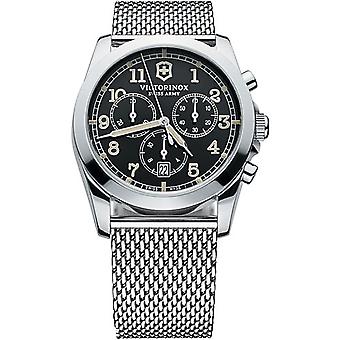 Victorinox infantry Quartz Analog Man Watch with Stainless Steel Bracelet V241589