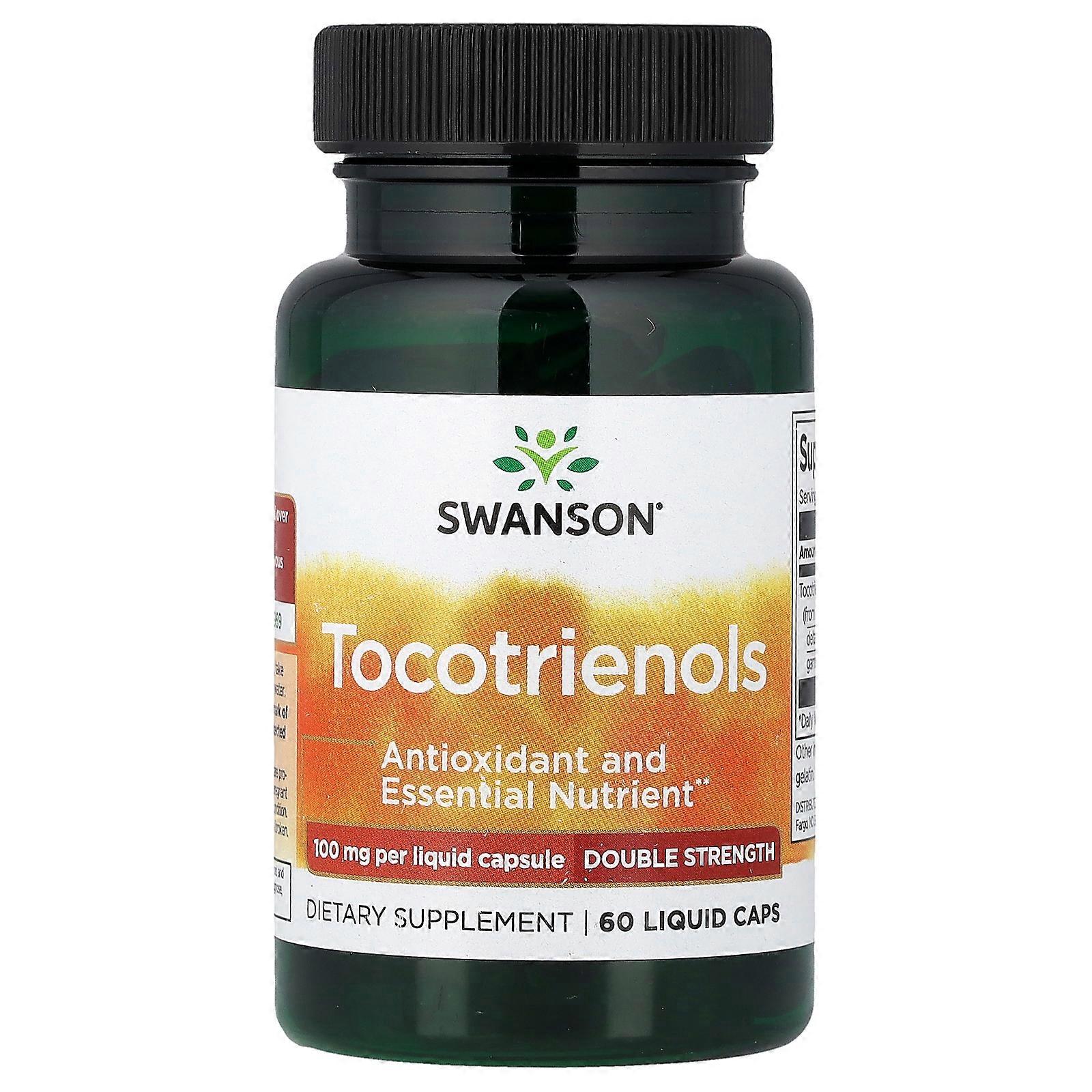 Swanson, Tocotrienols, 100 mg, 60 Liquid Caps