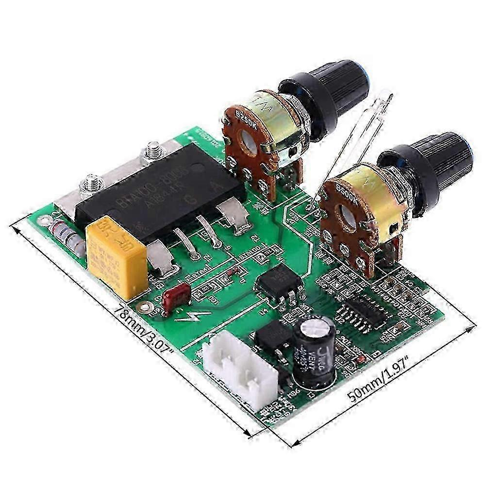 2X Spot Welding Machine Time Relay Control Board Current Transcompatible withmer 100A