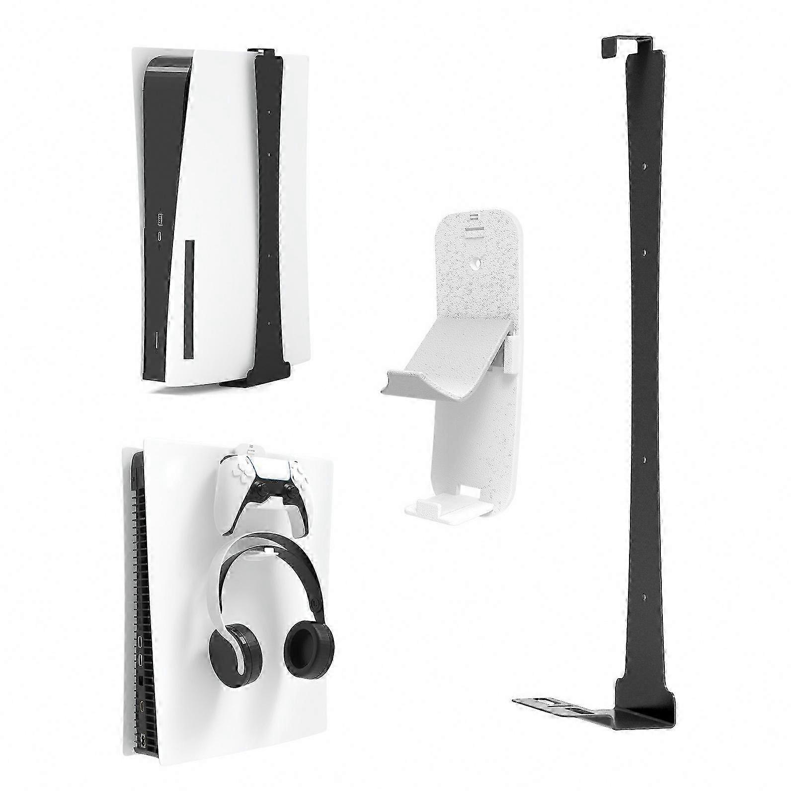 Secure Controller Organization – 2-Piece Controller Stand & Wall Mount Bracket Storage Rack Gaming Accessories Compatible with Switch