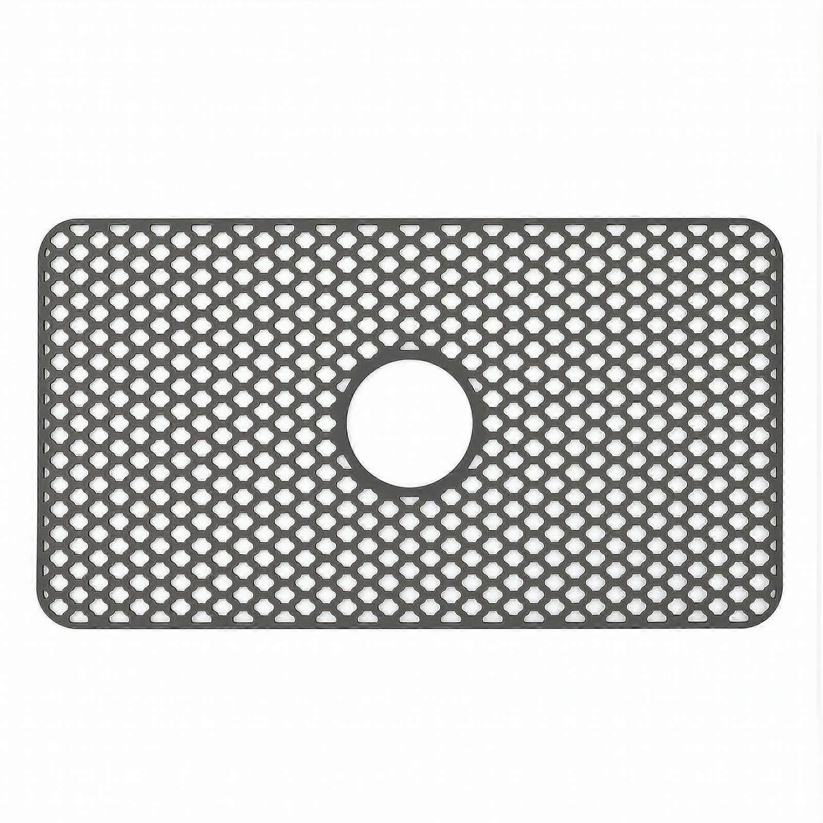 Heat-Resistant Silicone Sink Mat | Quick-Draining Open Pattern, Non-Slip