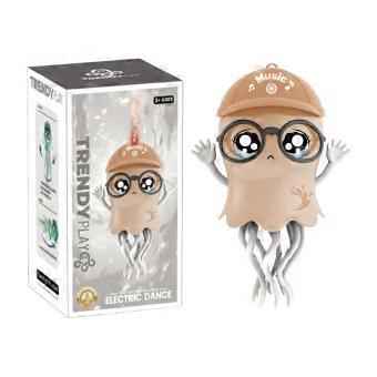 Dancing Octopus Toy with Smart Obstacle Avoidance, LED Lights and Music, Interactive Robot for Kids