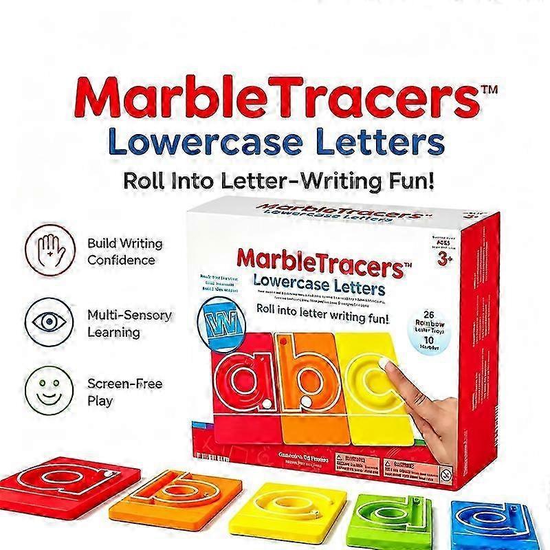 Lowercase Alphabet Marble Tracer