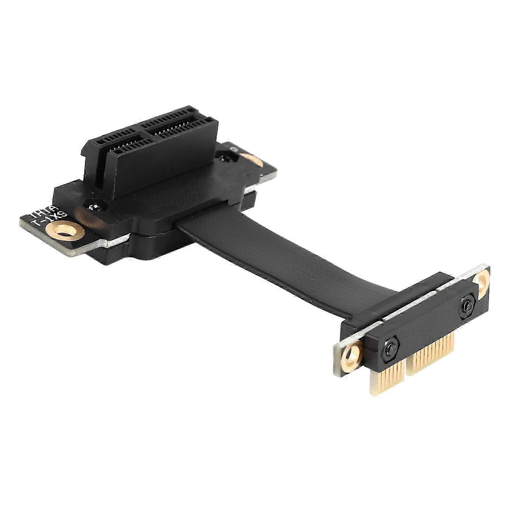PCIe 3.0 x1 Dual-Angle Riser Cable