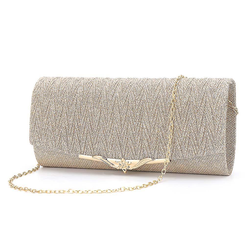 Flap Dazzling Small Clutch Bag Evening Bag With Detachable Chain