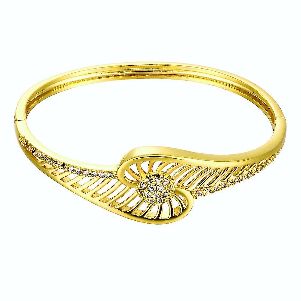 Hollow Lines Bangle Bracelet
