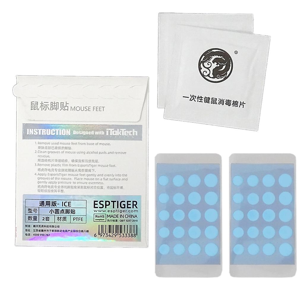 Esportstiger Mouse Skates ICE Version Souris Pieds Pad DIY Universal Dots