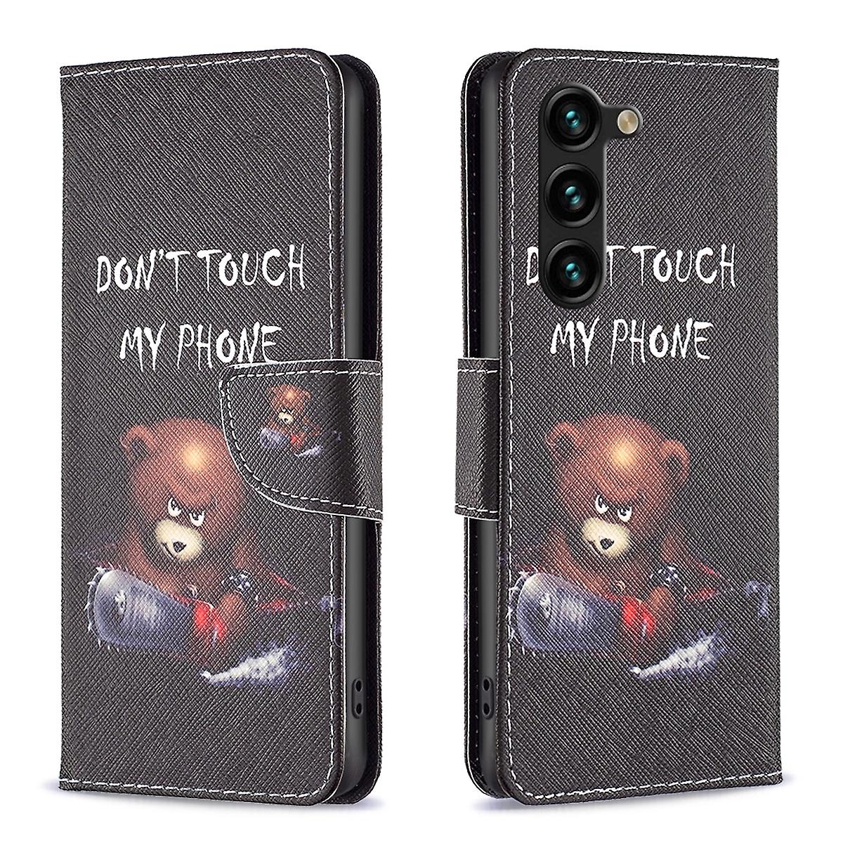 For Samsung Galaxy S23 Plus 5G artificial leather mobile phone case book motif 1 protective case cover sheath new