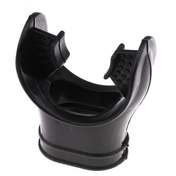 2xシリコンスキューバダイビングチューブシュノーケリングマウスピースダイビングレギュレーターブラック