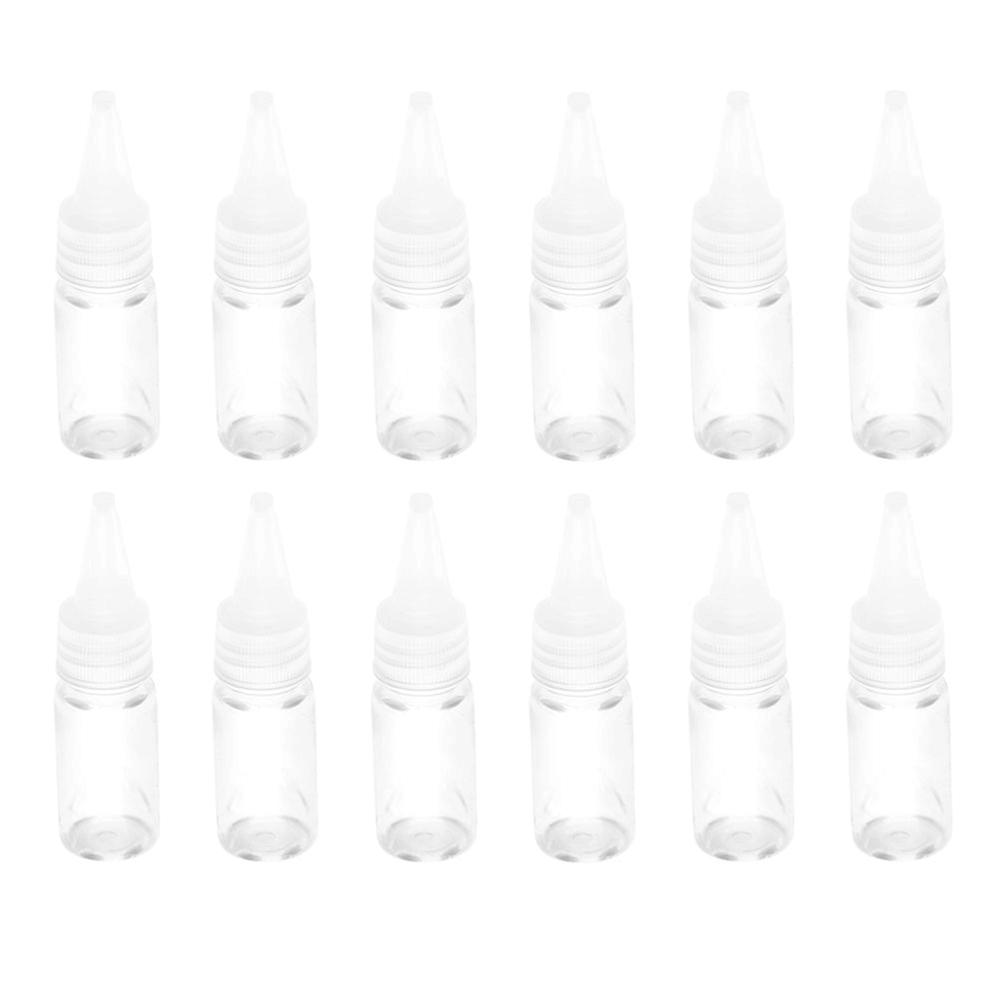 12pcs/lot 10ml Plastic Empty Squeeze Anti-corrosion Dropper Bottle
