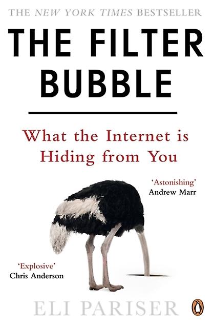 The Filter Bubble by Eli Pariser Paperback Book
