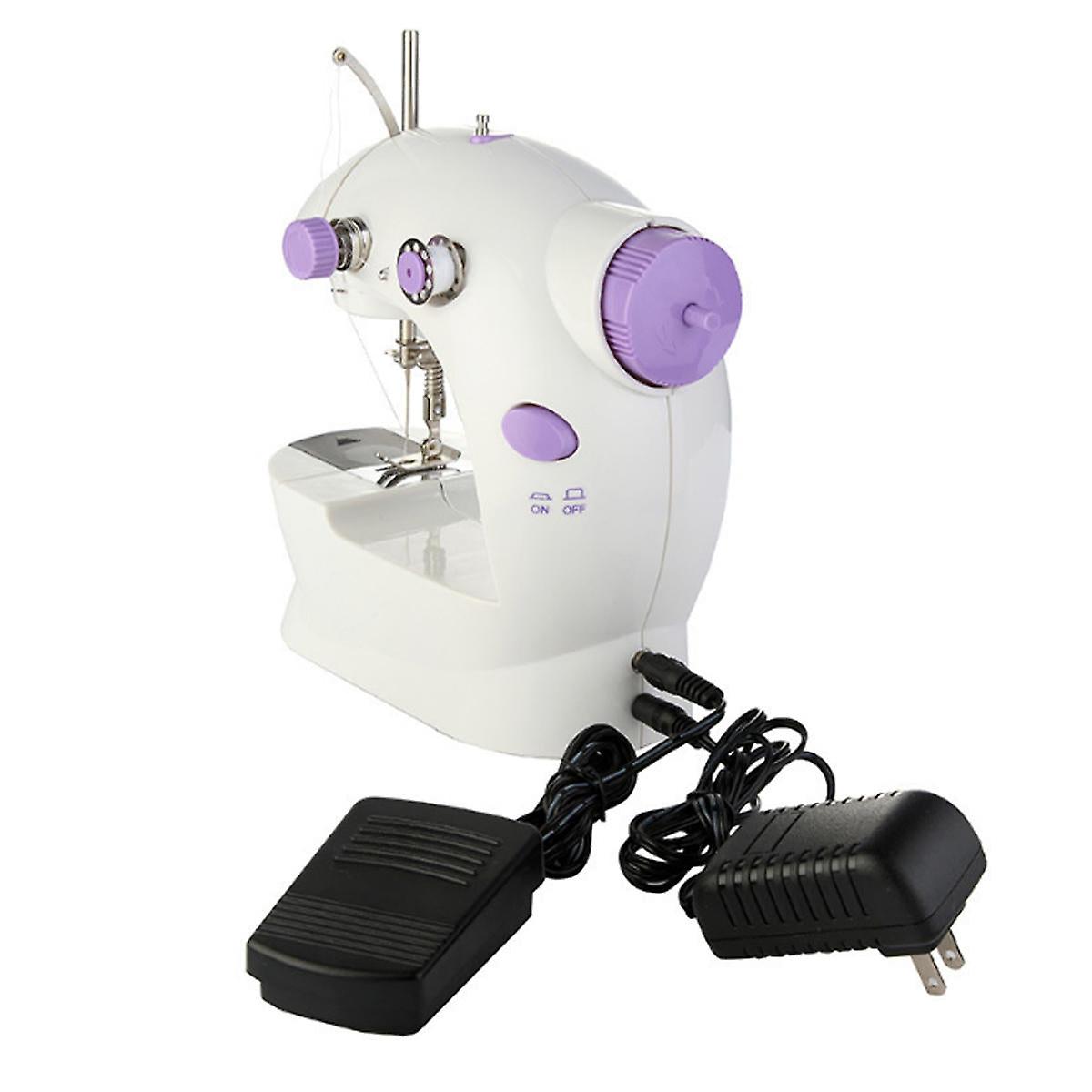 Portable Mini Desktop Sewing Machine - Double Speed, Automatic Threading, Built-in Light