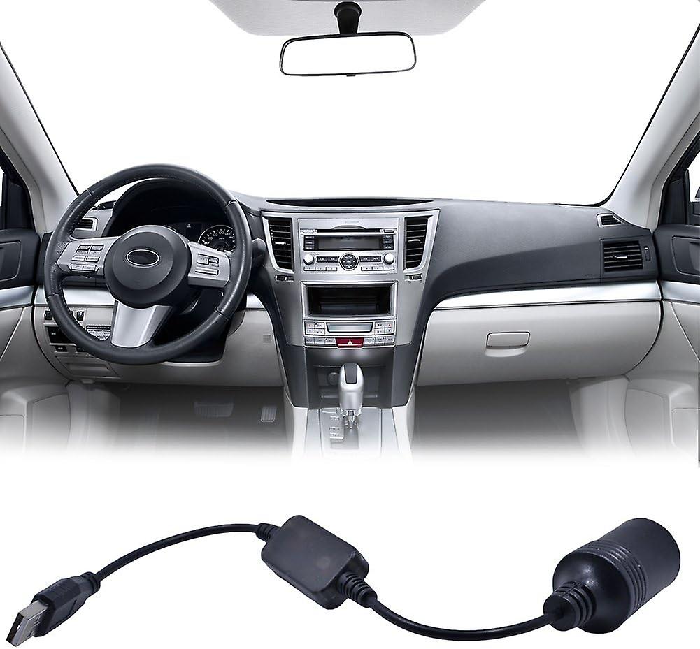 Usb A Male To 12v Car Cigarette Lighter Socket Converter