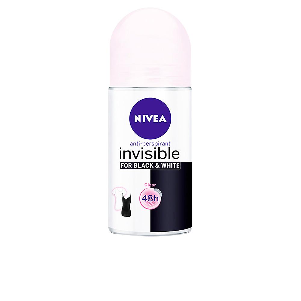 Nivea Black & hvid usynlig deodorant roll-on 50 ml unisex