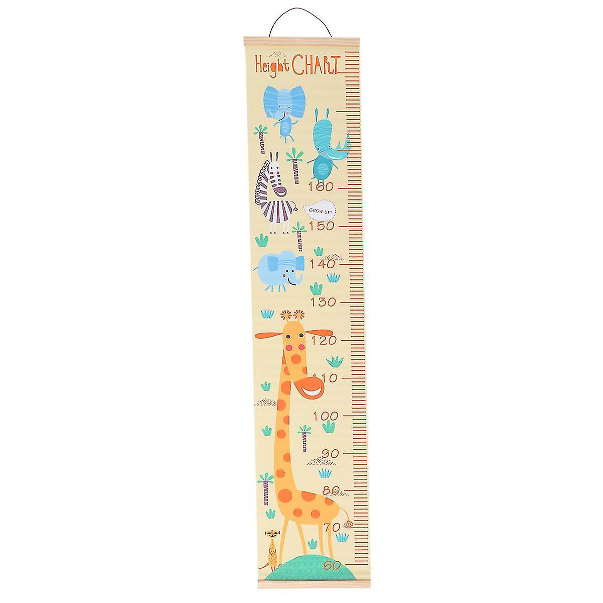 1pc Growth Chart Durable Practical Creative Hanging Wall Ruler Height Ruler Growth Chart For Living