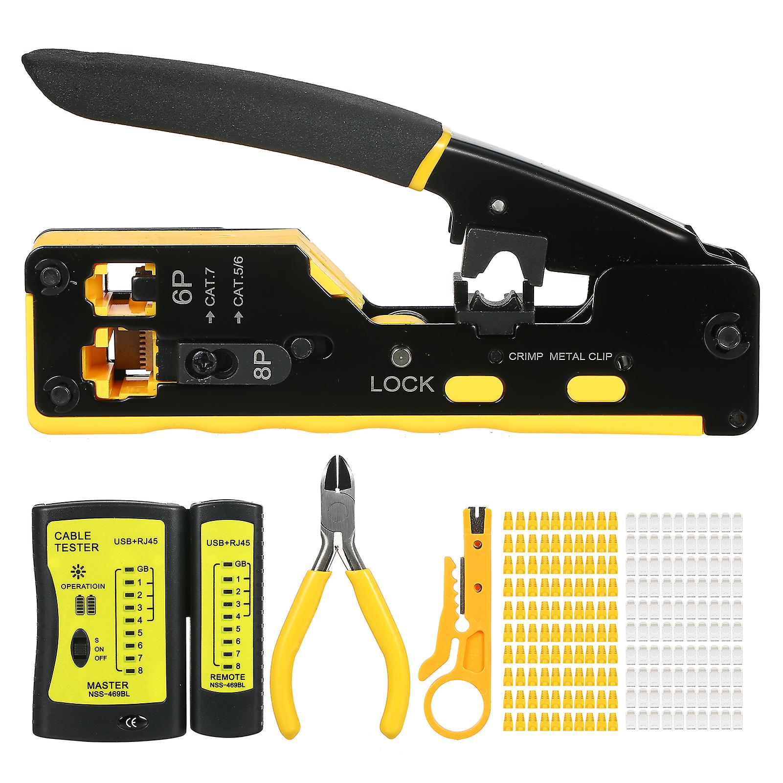 Crimp Tool Kit All In One Pass Through Crimping Tool