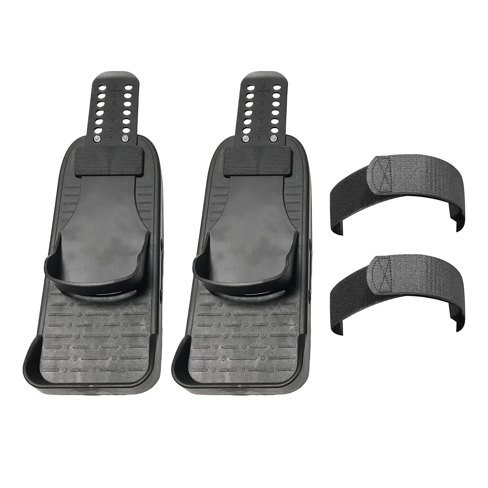 1 Pair Rowing Machine Replacement Foot Pedals for Horse Riding Machine