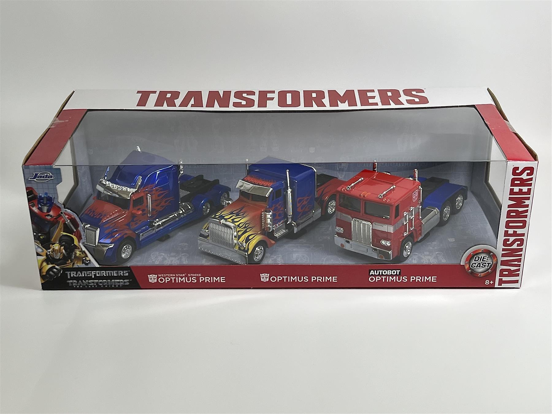 Jada Toys Metals Transformers Optimus Prime 1:24 Diecast Vehicle – Blue And Red, 98403
