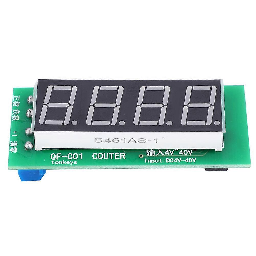 Counter Module QF C04 DC 4-40V 4-Digit Digital Display with Memory