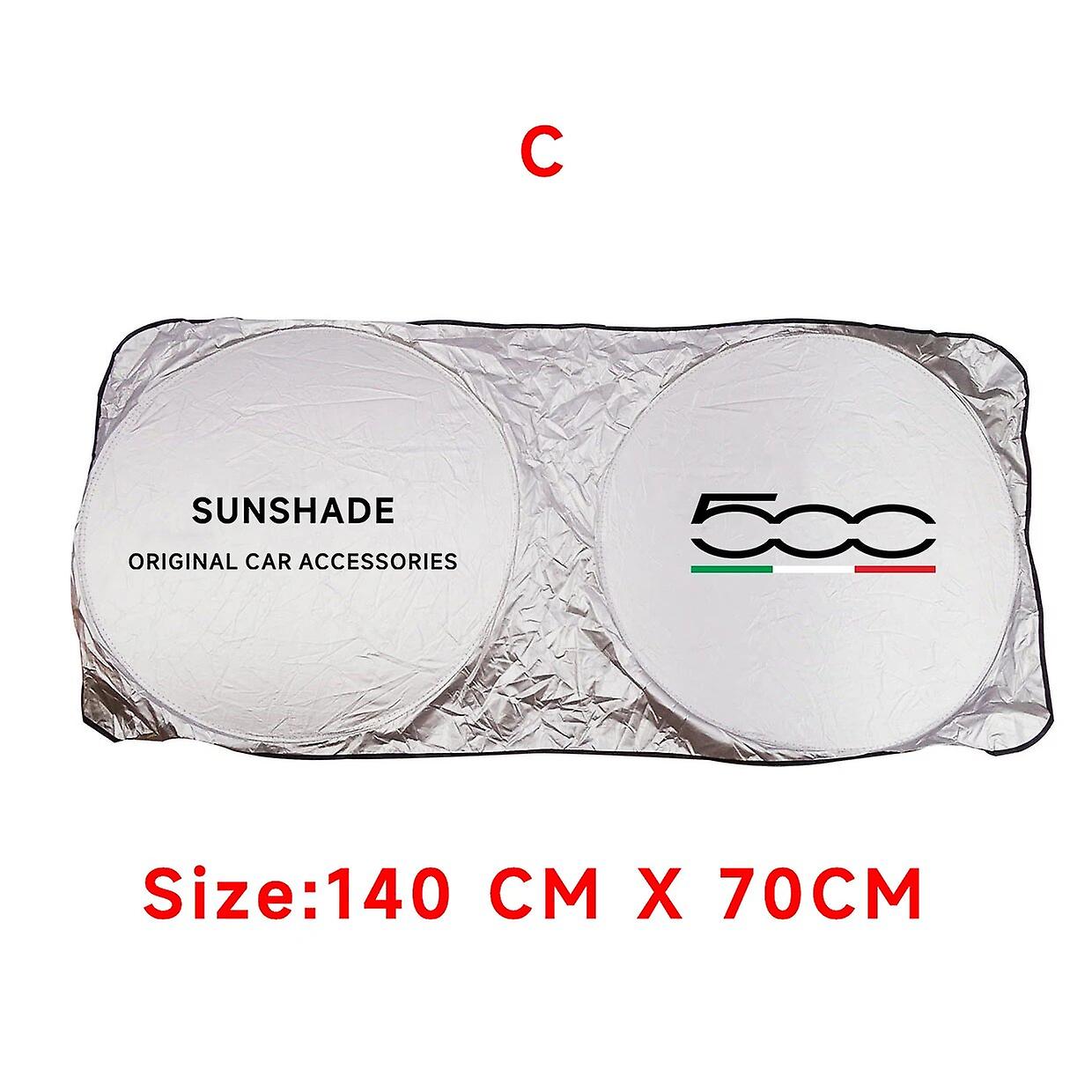 Parasole per auto Protettore Parabrezza Auto Parasole Per Fiat 500 500L 500S 500X 500C Blocchi Raggi UV Protezione Visiera Parasole ~ 15204