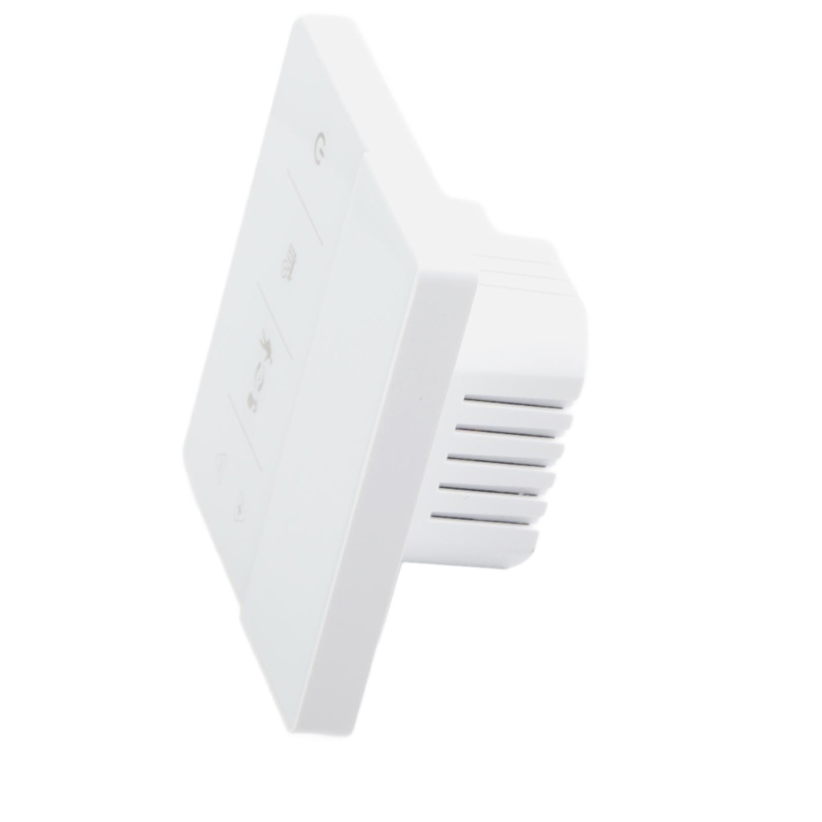 WIFI Thermostat Digital Touch Screen Phone APP Voice Control Smart Thermostat for Home Hotel 90 to 240V White