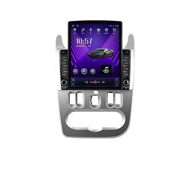 9.7" Android For Renault Logan 1 Sandero 2009 - 2015 Tesla Type Car Radio Multimedia Video Player