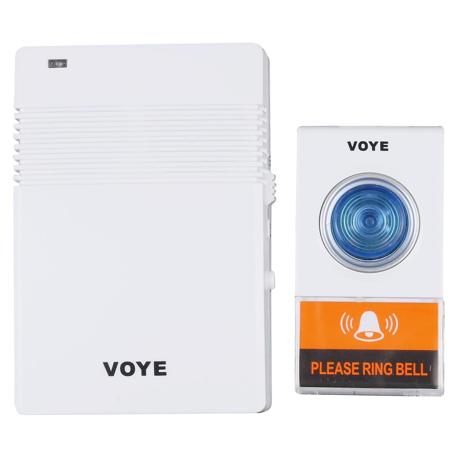VOYE V005A Wireless Remote Doorbell with 38 Polyphony Sounds