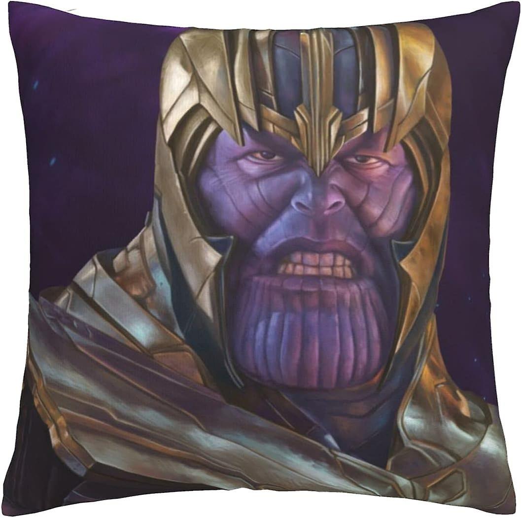アベンジャーズクッションカバー装飾スロー枕カバーソファ車の枕カバー屋外ホームベッドの装飾45 x 45cm、1個セット-s1965