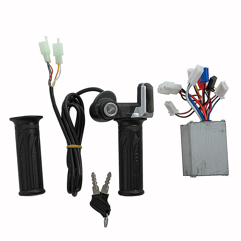 Scooter Motor Brushed Speed Controller Throttle Twist Grip E-bike