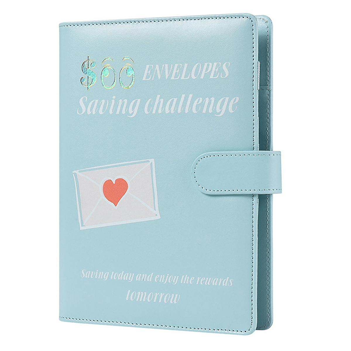 100 Envelopes A5 Money Saving Budget Binder with Cash Envelopes -Challenge Book to Save 5,050 Valen