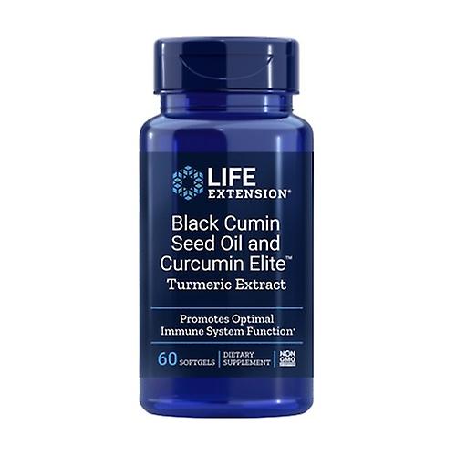 Black Cumin Seed Oil with Curcumin Elite Turmeric Extract 60 capsules