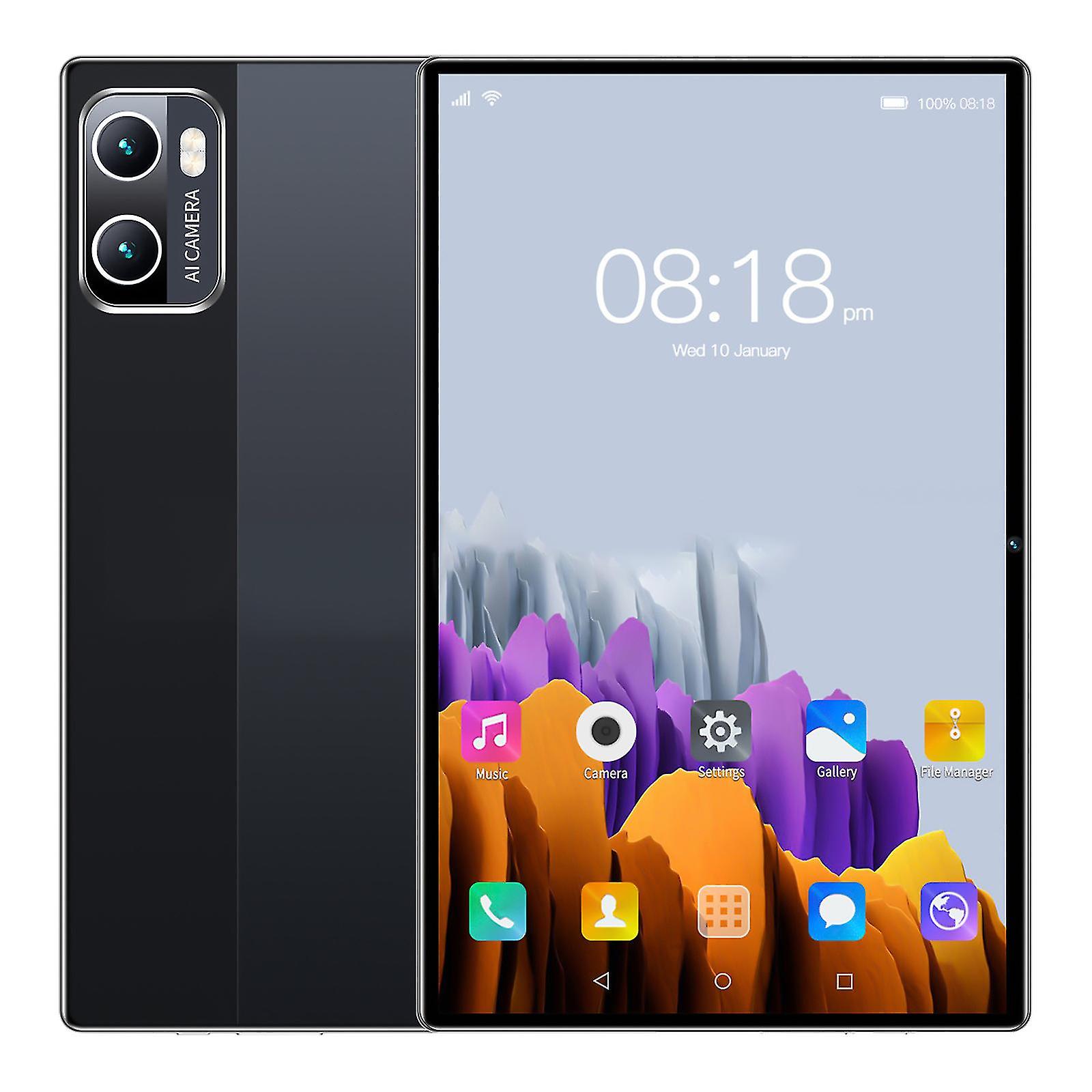 High Configuration 2+16G All Netcom 10.1-inch Android Tablet Computer 10 Core IPS High-definition Ultra-thin WiFi Bluetooth Voice Call Game Office Tab