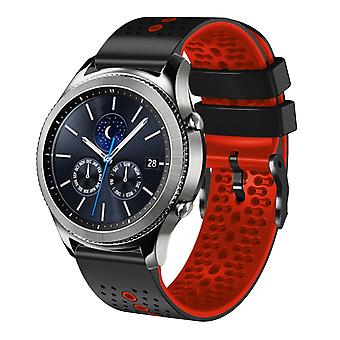 Zweifarbiges Silikonarmband für Samsung Gear S3 Classic