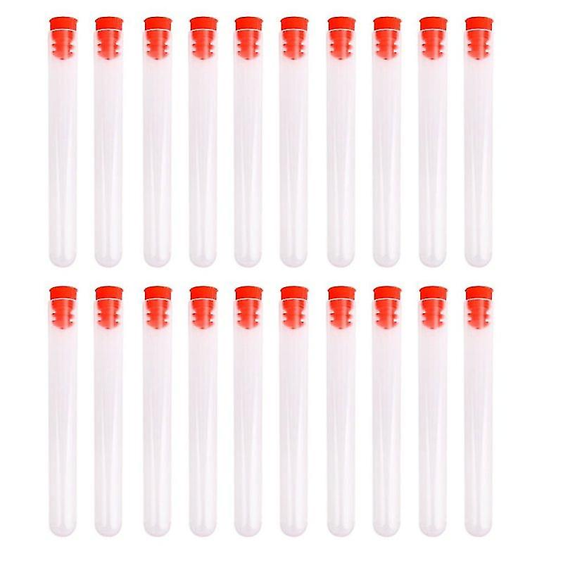 The New 20pcs Plastic Test Tube
