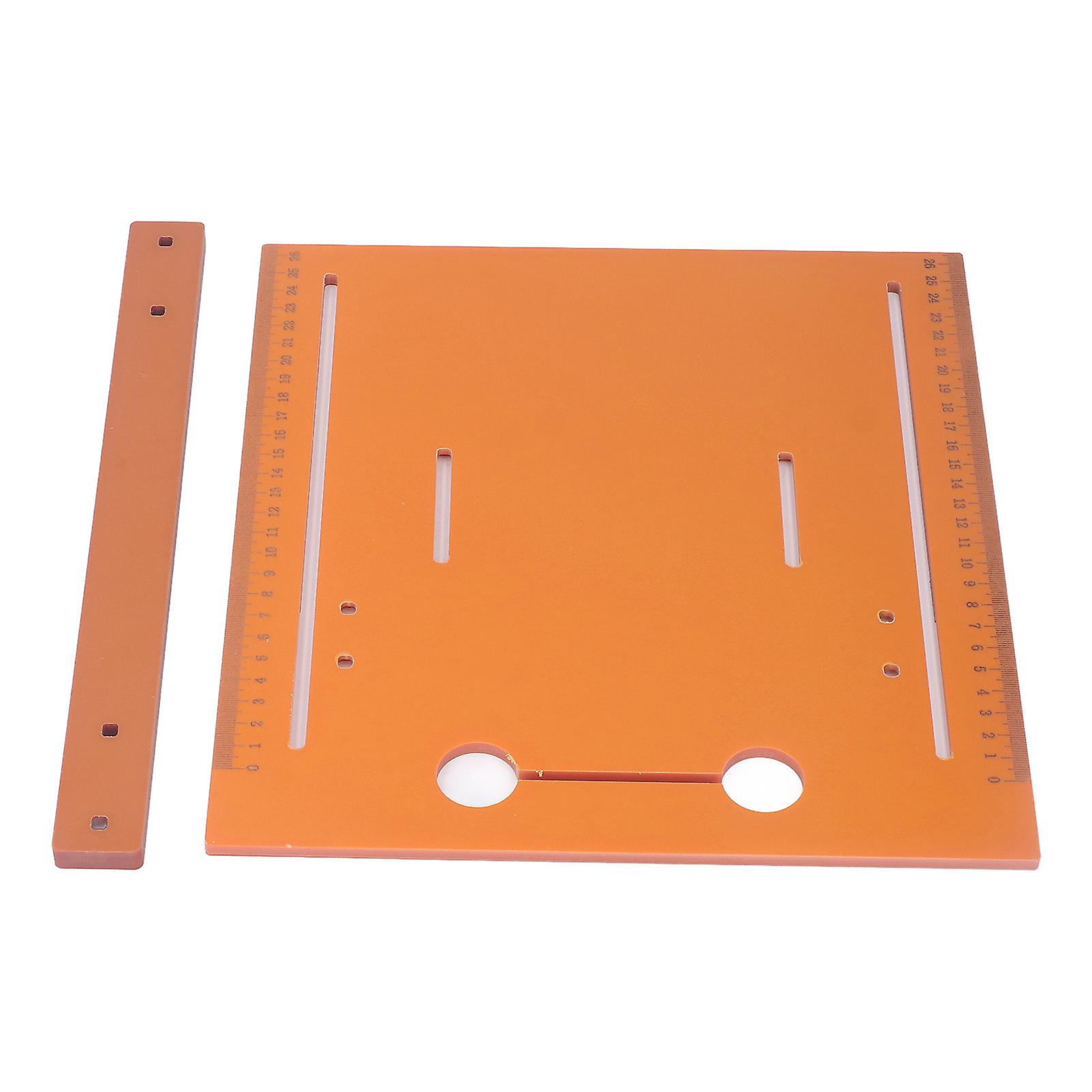 Cutting Machine Base Plate 30x28CM 3cm Margin Punch Free Circular Saw Guide Rail for Woodworking 
