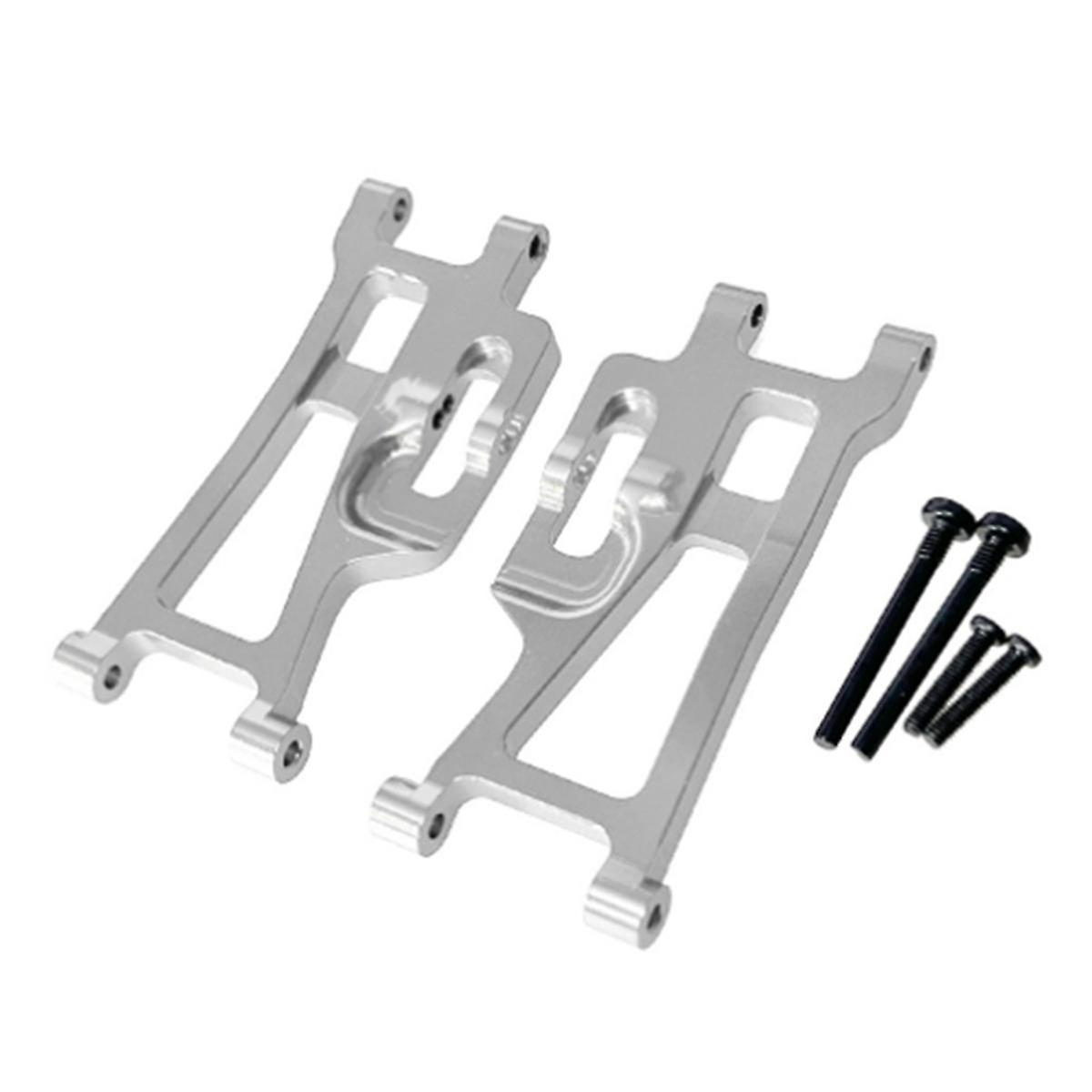 RC Car Metal Upgrade Lower Swing Arm Parts for Go 1/14 14209 14210 H14BM RC Car Upgrade Parts(Silver)