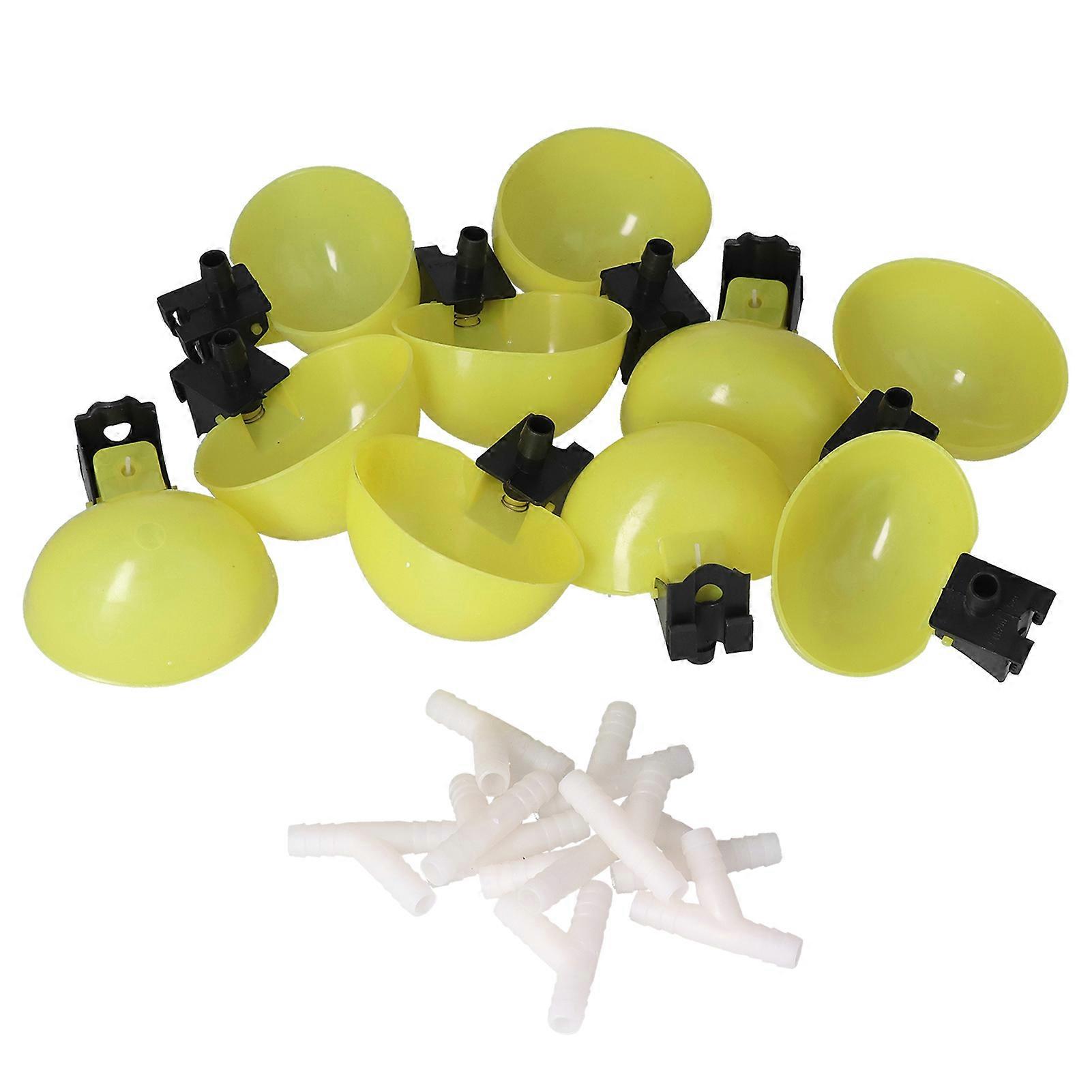 Automatic Pigeon Waterer Large Capacity Poultry Drinking Bowl for Pet Bird Pigeon Parrots6mm/0.2in 