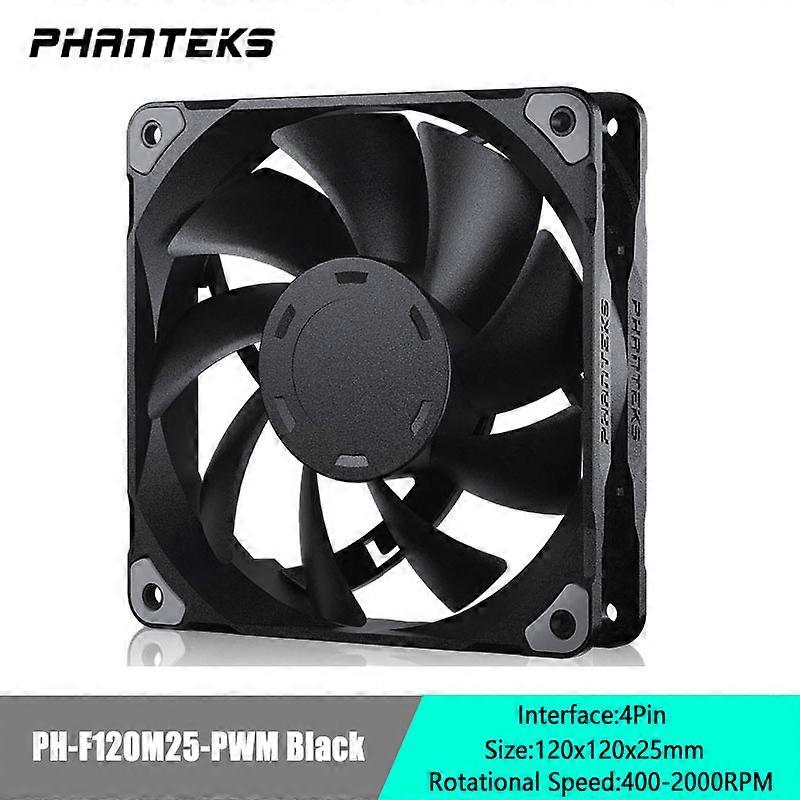 LBQ PHANTEKS M25-F140/F120 Case Fan 140/120mm 4-pin PWM High airflow Silent CPU Fan 400-2000RPM Cascadable FDB Bearing Fan