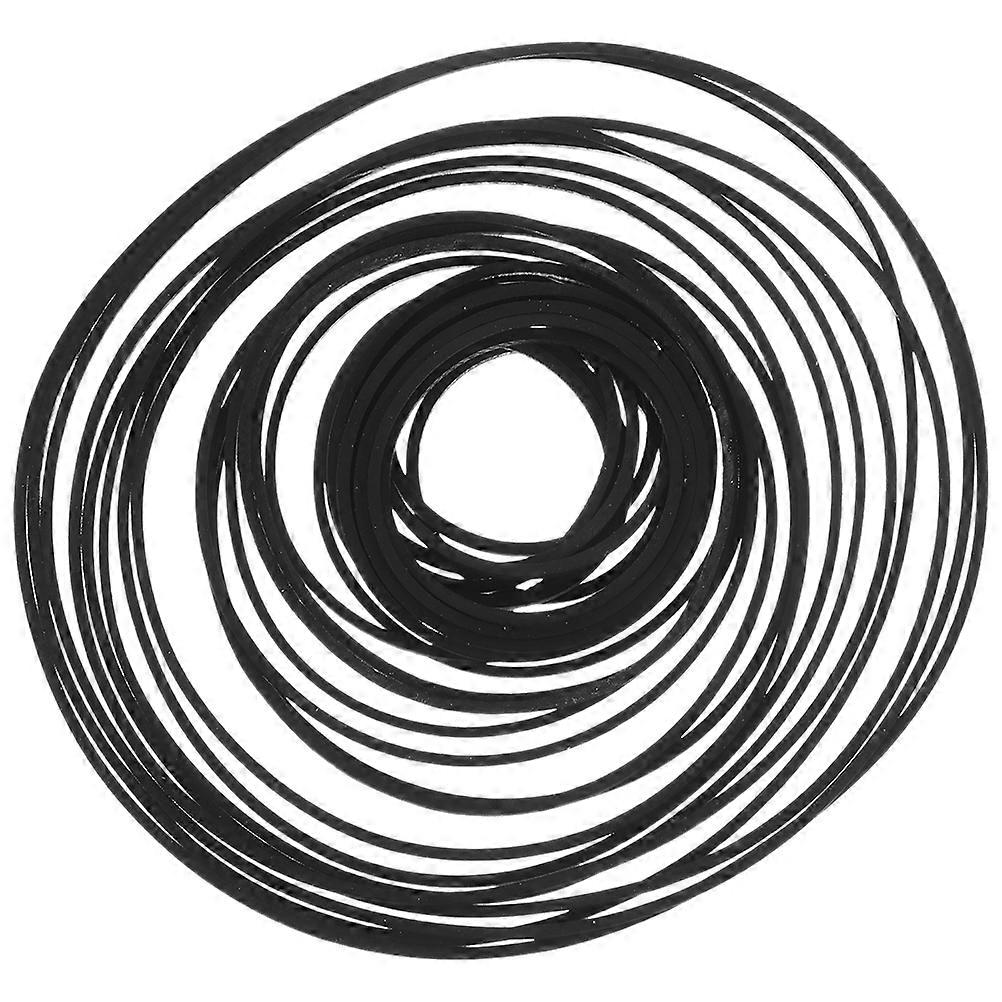 90pcs Cassette Rubber Belts Recorder Belts Cassette Tape Machine Belts Recorder Player Belts