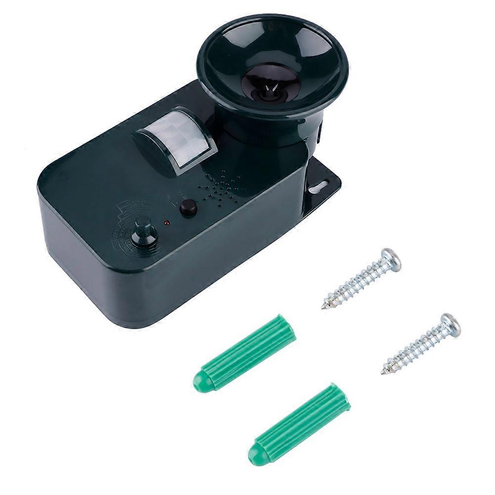 Solar Powered PIR Sensor Ultrasonic Pet Repeller Animal Bird Deterrent