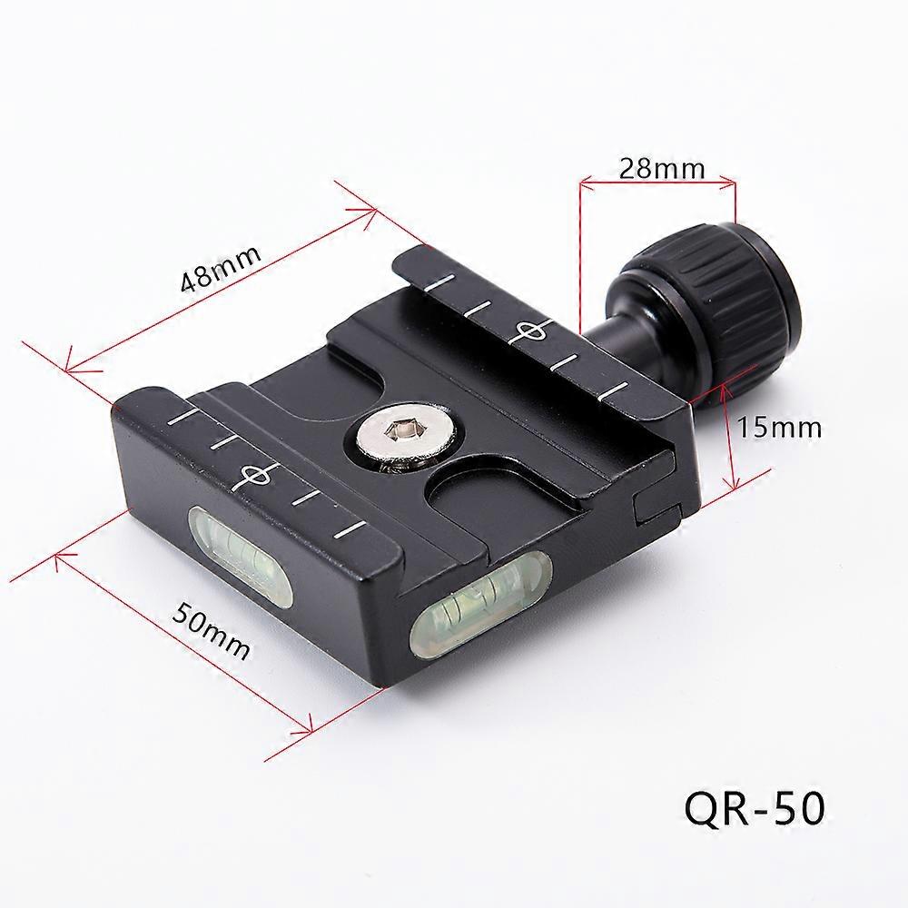 Square Gradient Clamp Adapter Plate for Tripod Quick Release Plate for Arca Swiss RRS Wimberley Benro Ball Head