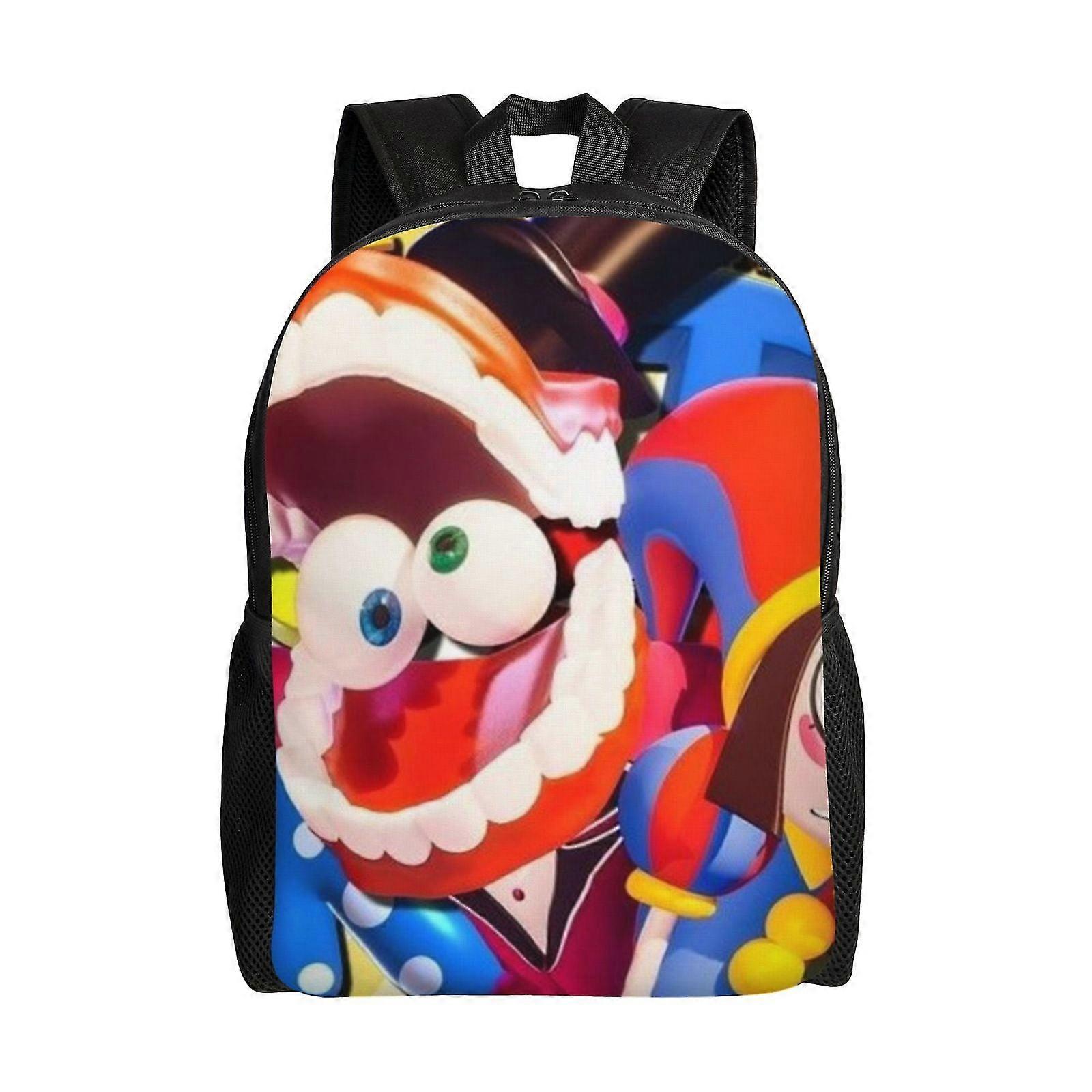 حقيبة ظهر السيرك الرقمية المذهلة للبنين والبنات حقيبة الكتب حقائب مدرسية خفيفة الوزن حقائب خلفية للمراهقين من طلاب الجامعات حقائب الكتب Casu