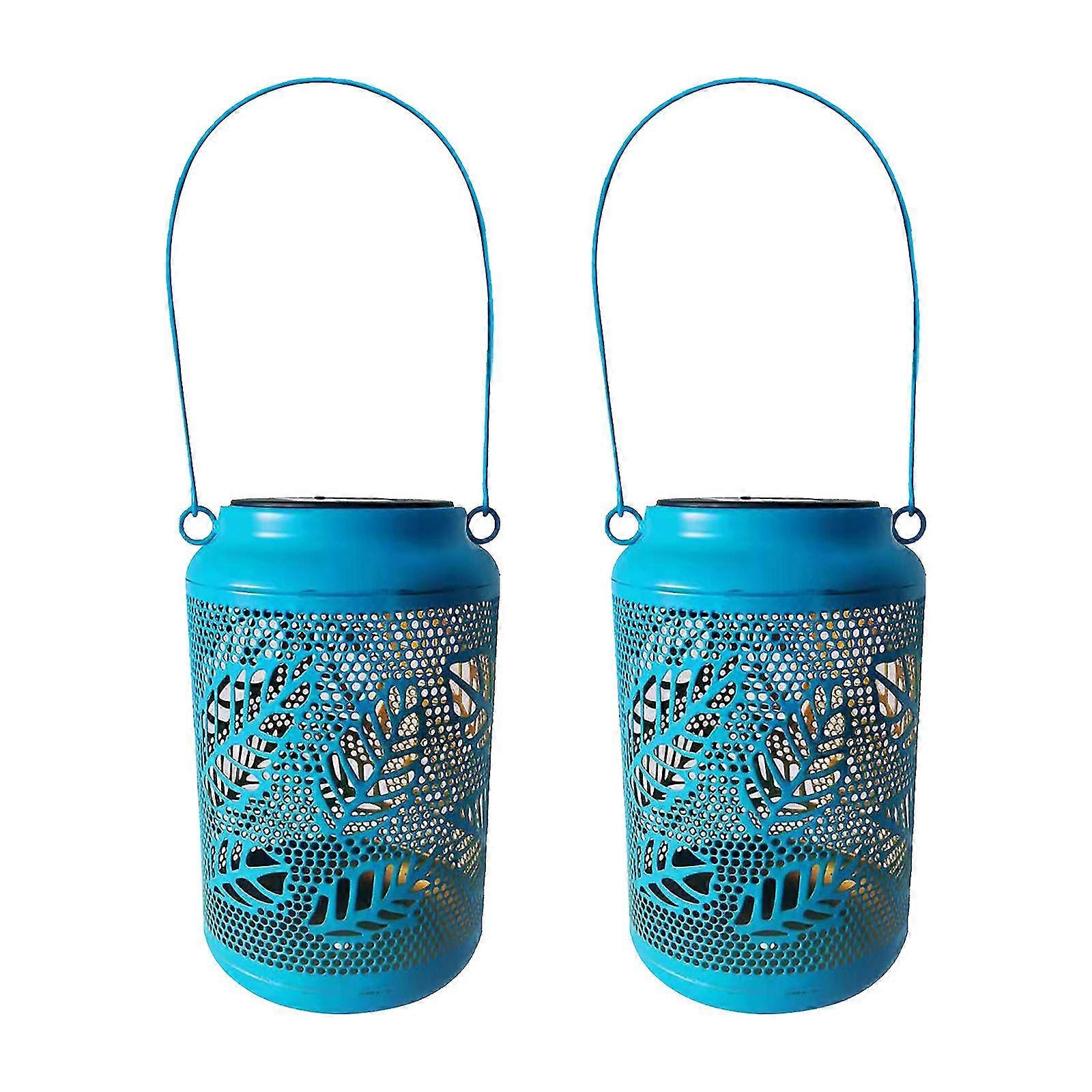 solar wrought iron lantern maple leaf lantern garden landscape light