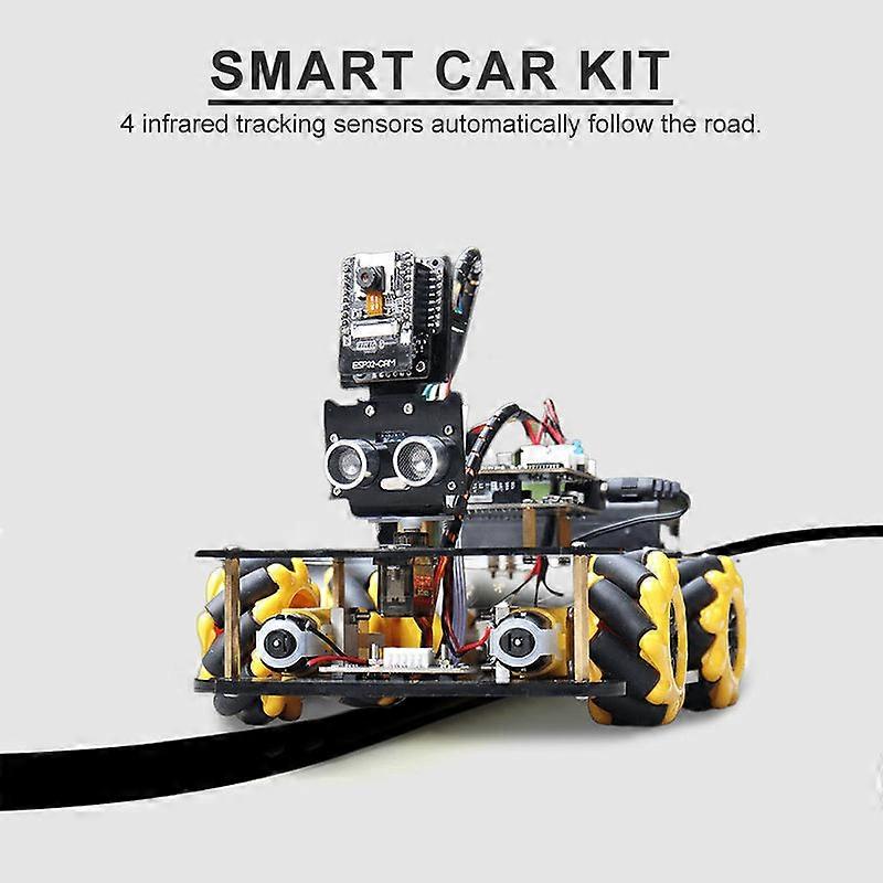Esp32 Cam Smart Robot Car Starter Kit Ultrasonic Obstacle Avoidance ...