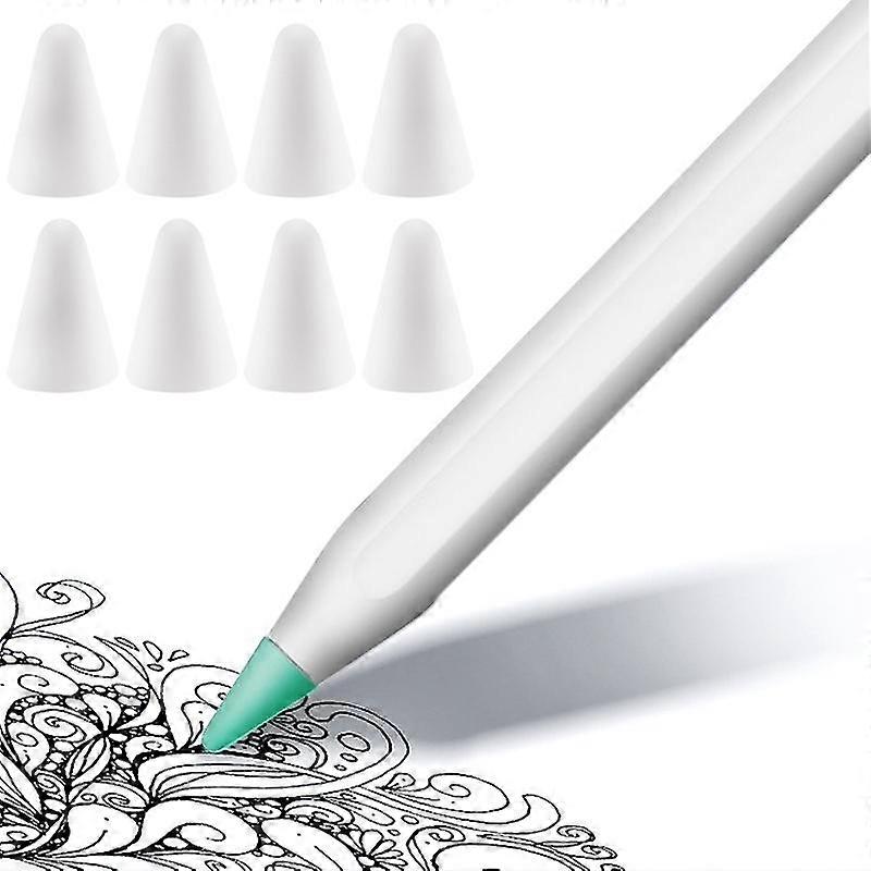 10 Pieces Tip Cover Compatible With Apple Pencil, Non-Slip Pen Cap