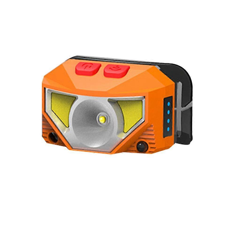 Led Smart Induction Fishing Headlight Mini Usb Headlight Built-in Battery