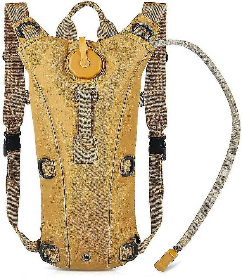 戦術的な水ハイドレーションパック、ラクダのバックパック、3lの水膀胱のバックパック、ランニングサイクリングハイキングのための漏れ防止