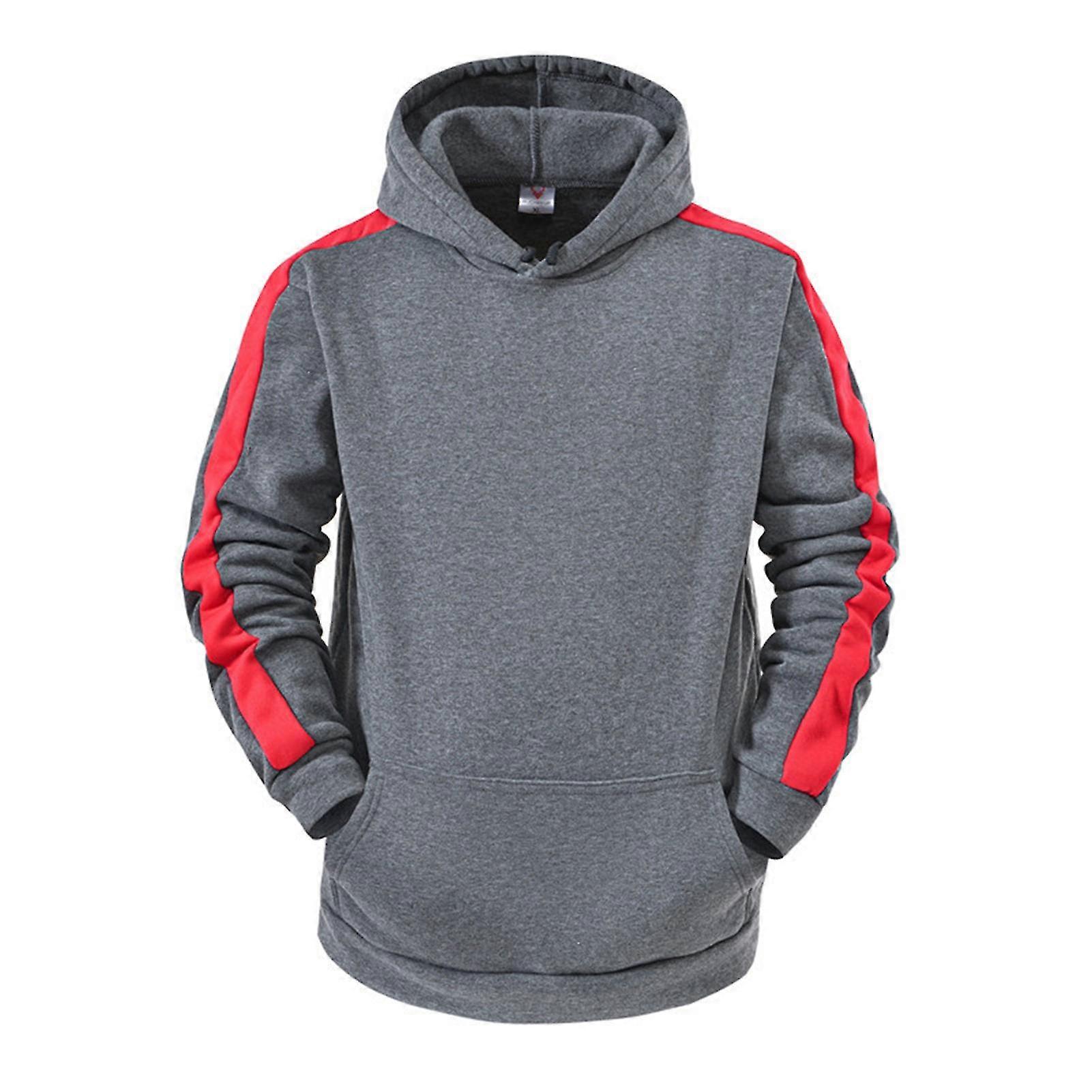 Men\'s Casual Sweatshirt Color Block Sweatshirts Hoodies For