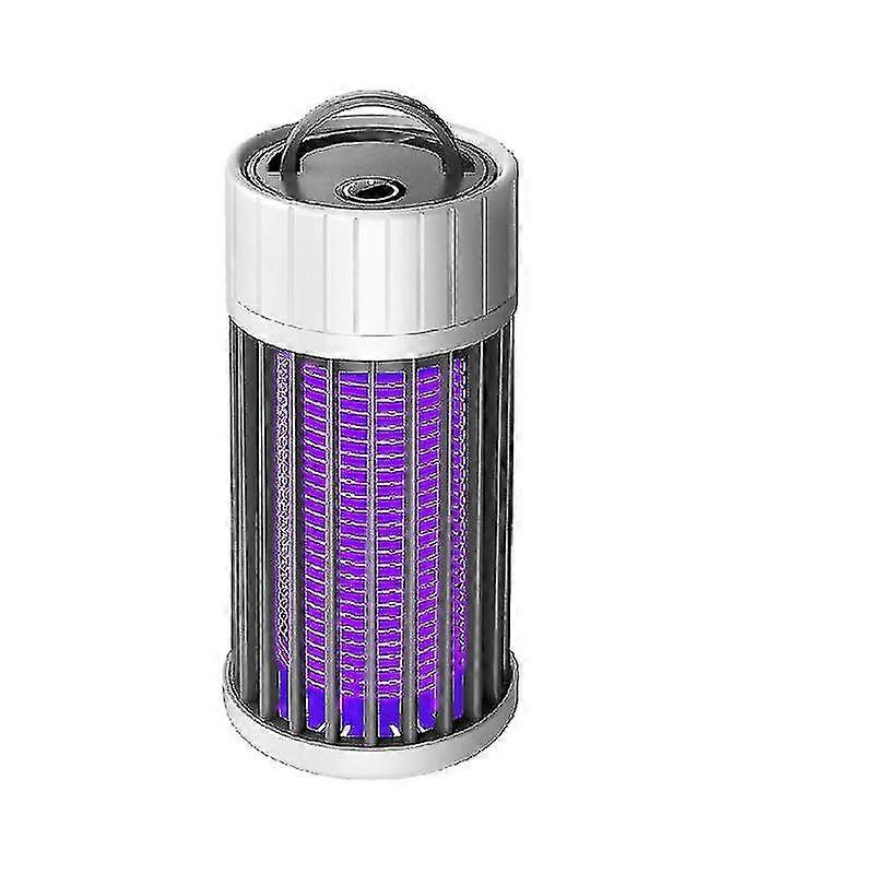Rechargeable Insect Repellent Silent Led Mosquito Lure Light Gray
