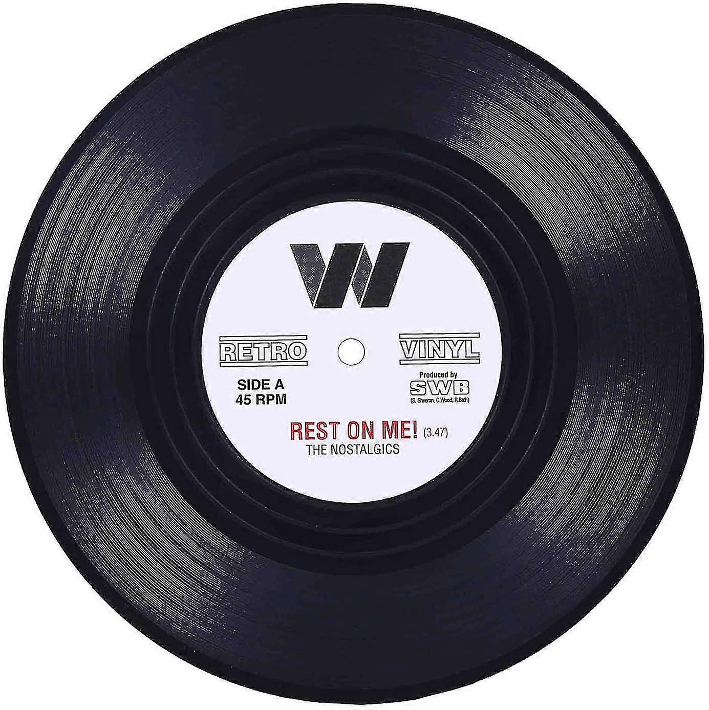 Retro Record Disk Coasters